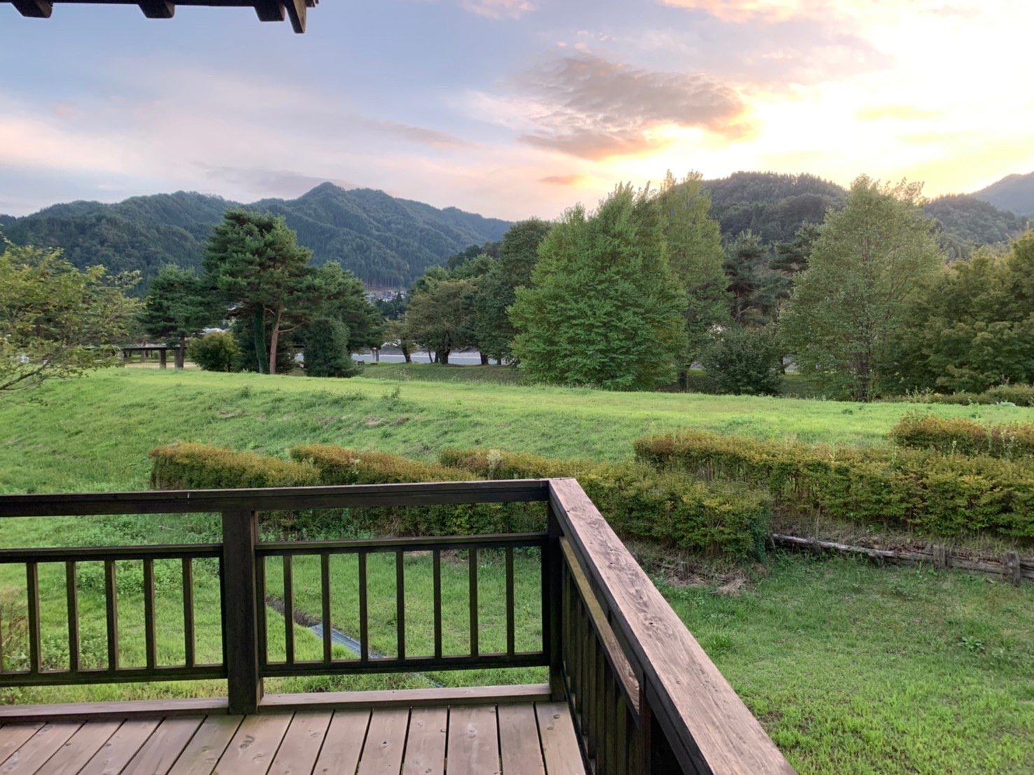 ベランダからの風景